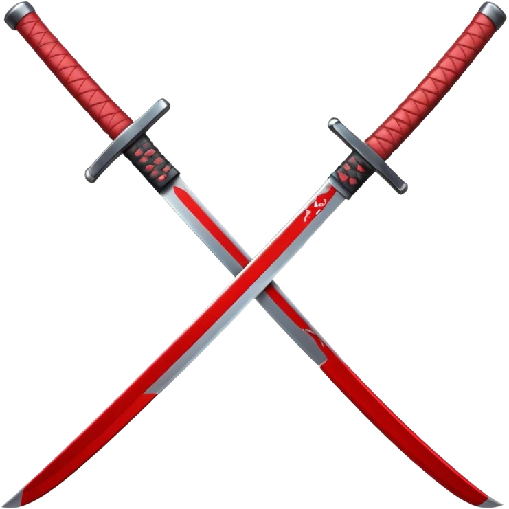 Katana rouge emoji
