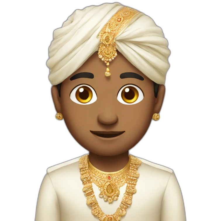 indian wedding boy emoji