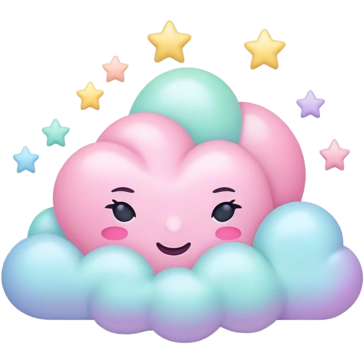 dream pastel color emoji