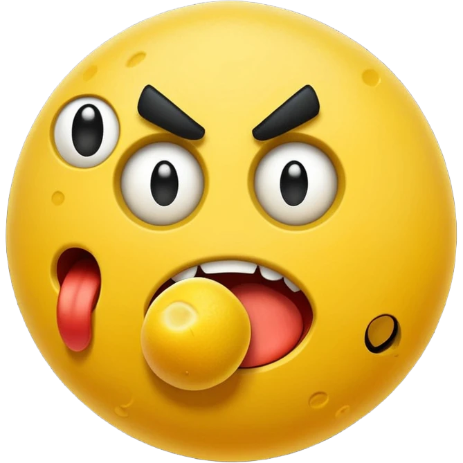 muscular pacman emoji