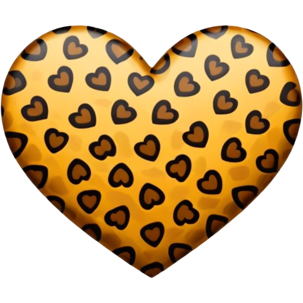 Cuore leopardato  emoji
