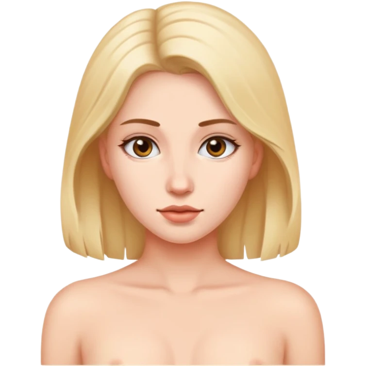 женщина с голыми сиськами emoji