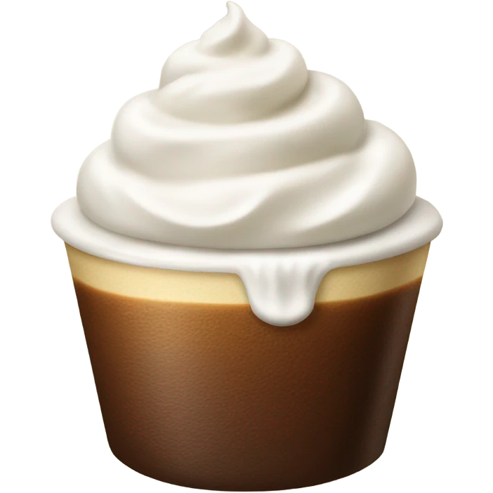 Coffee with whipped cream  emoji