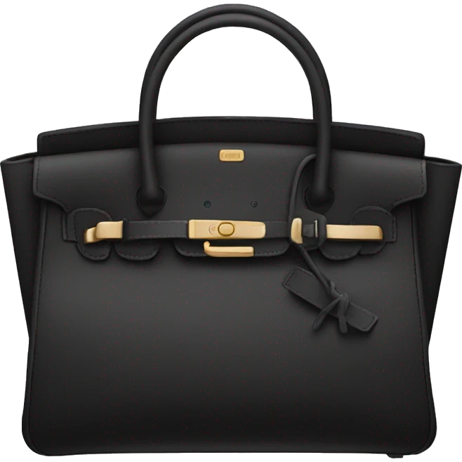 Black birkin emoji