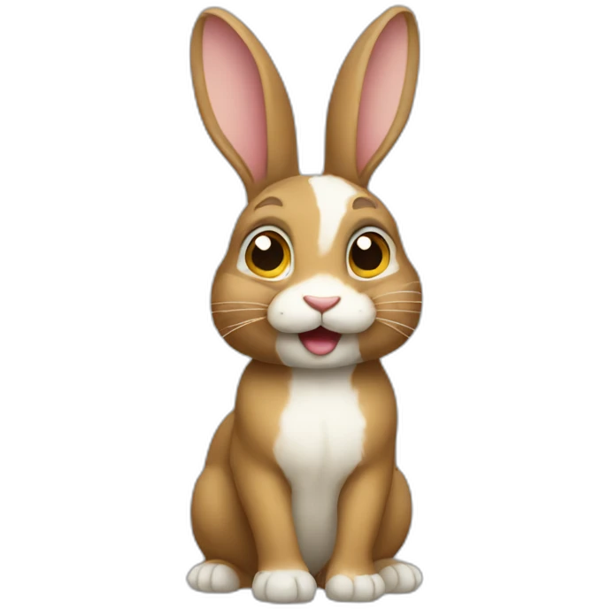 Lapin qui fait caca emoji