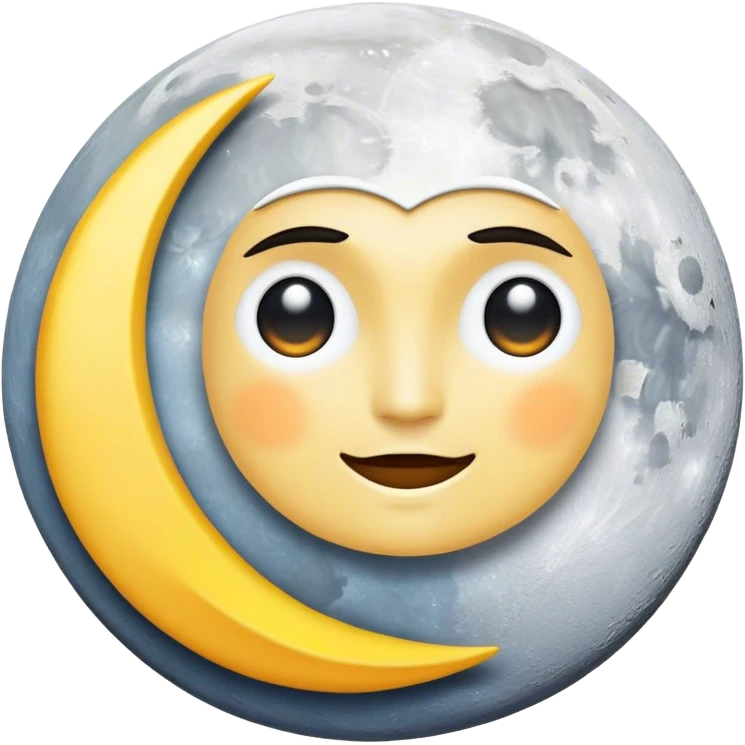 Project with flash and moon  emoji