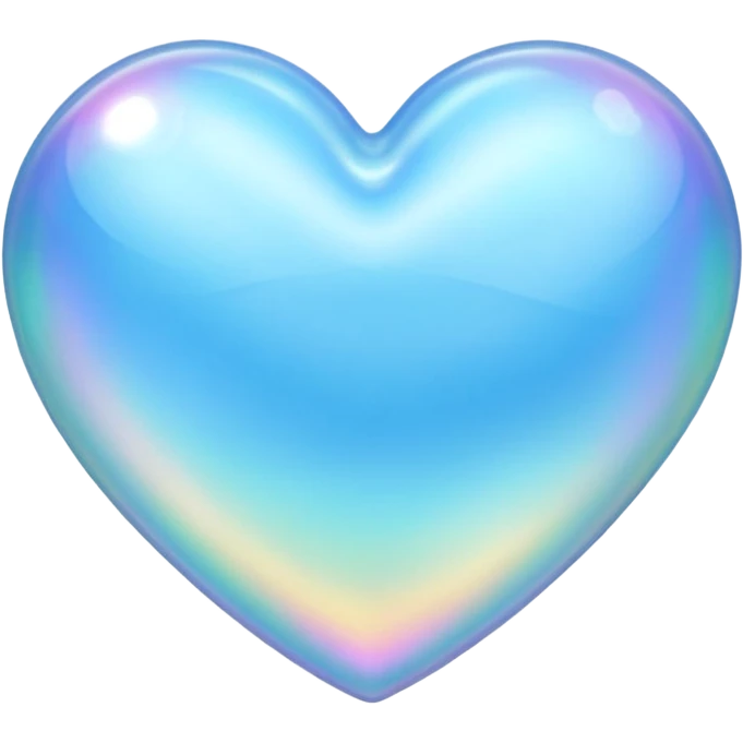 opalite sky heart  emoji