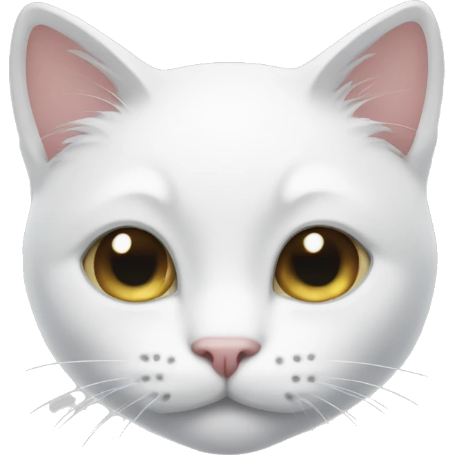 white cat face emoji