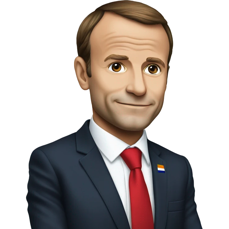 Macron dans les de paris avec le drapeau de la Guinée  emoji