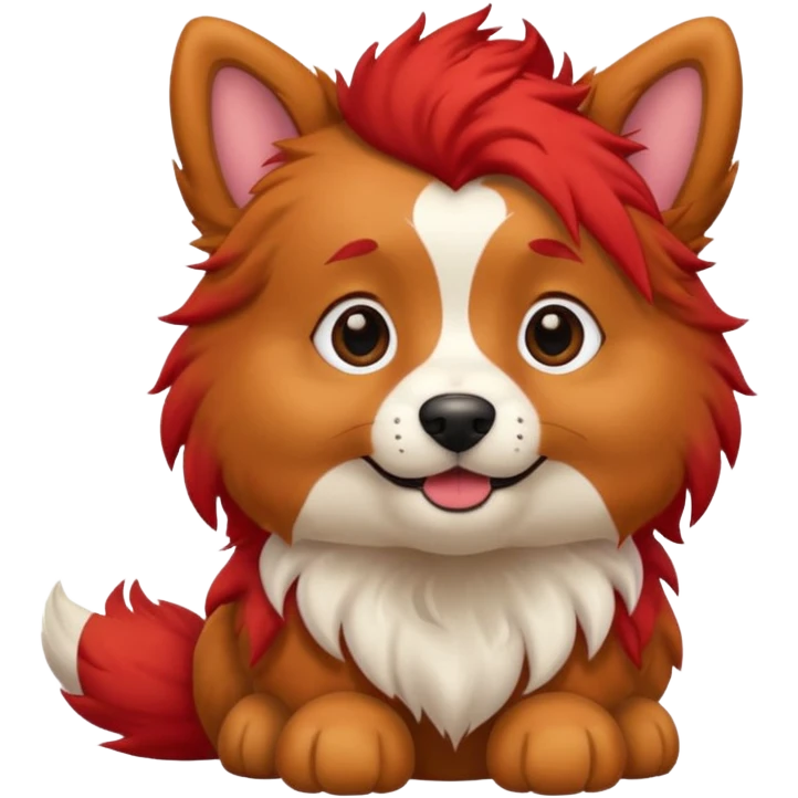 dog with red hair emoji