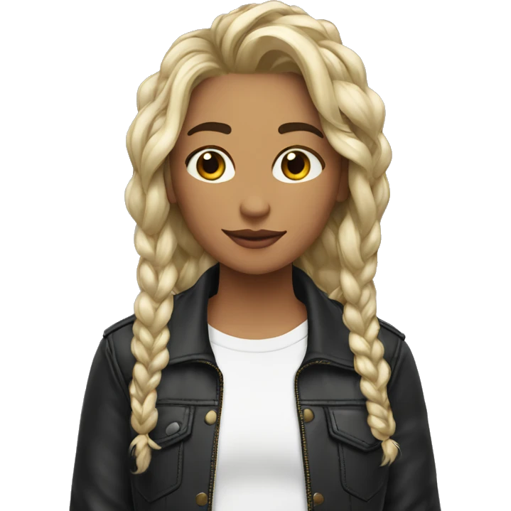 Joven blanco cabello corto emoji