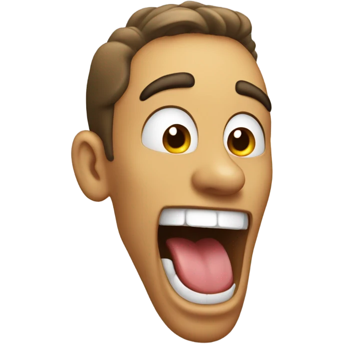 Guy sticking tongue out emoji