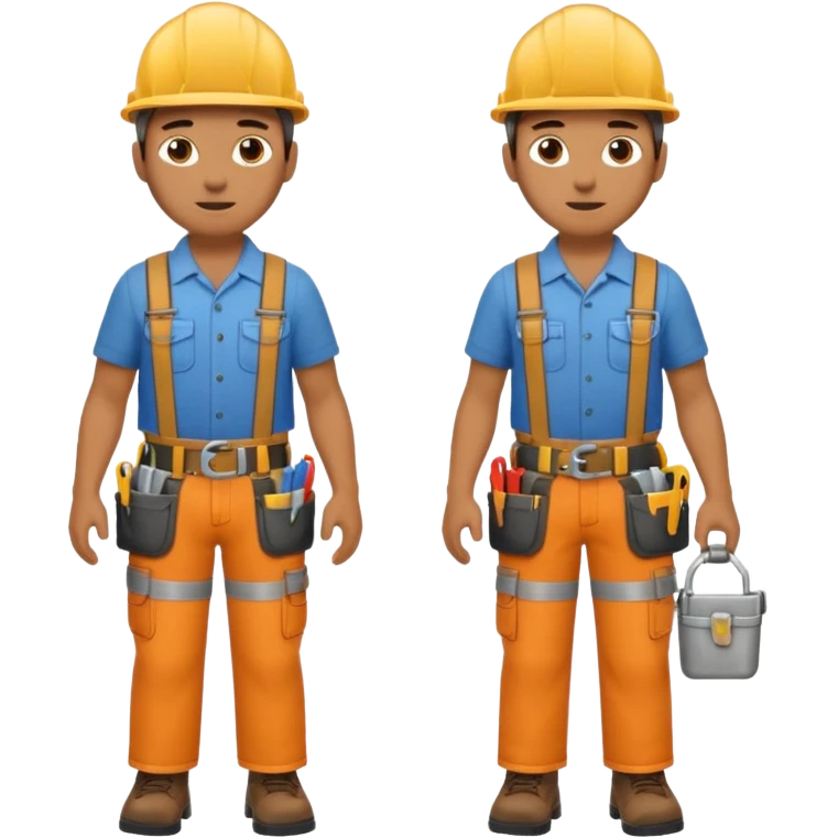 Repairs and Maintenance, tools belt, full body emoji