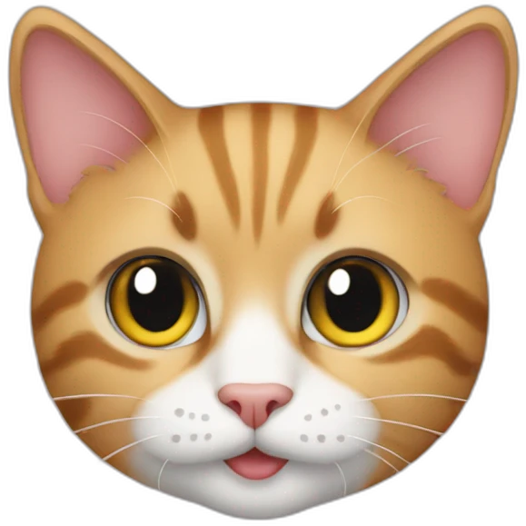 Cat with cal emoji