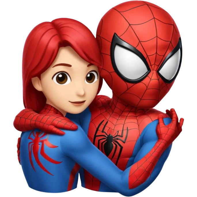 Spiderman love emoji