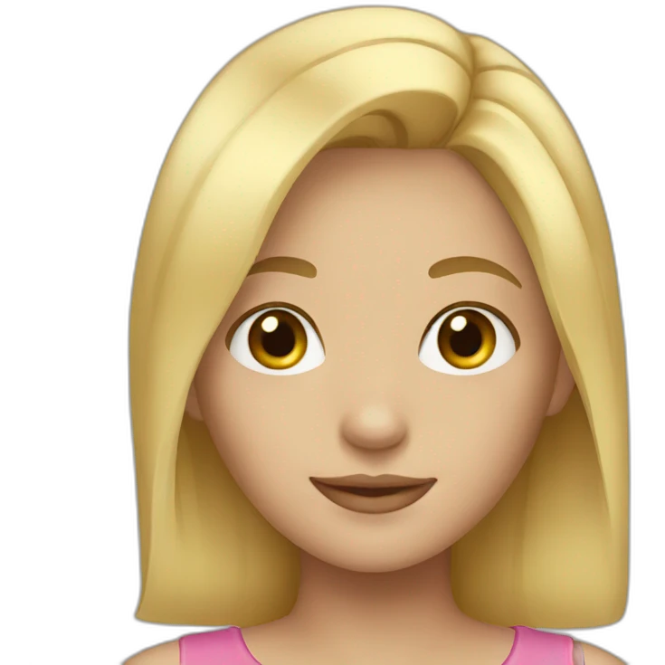 Blond girl emoji