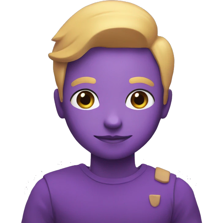 recreate and make sure it is purple create bot logo using color 9B81F6; it has to be cute, tiny emoji