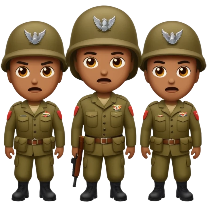 Emojis war soldiers killers emoji
