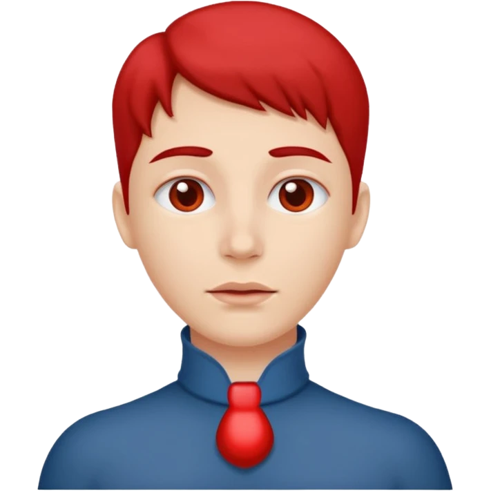 neck with red thiroid emoji