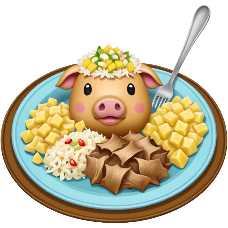 hawaiian plate lunch emoji