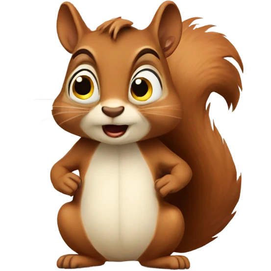 confused squirrel  emoji