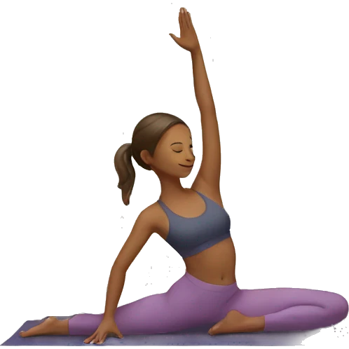 yoga girl emoji