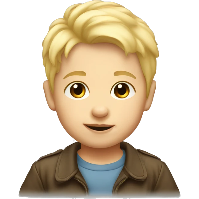 Blonde baby boy emoji