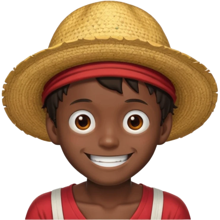 Luffy dark emoji