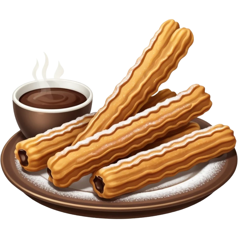 chocolate con churros emoji