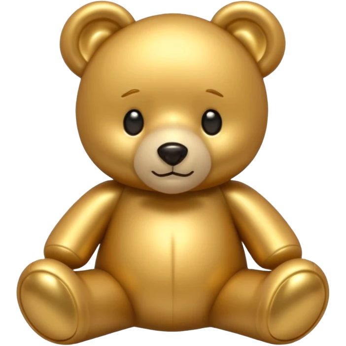 gold tedy bear emoji