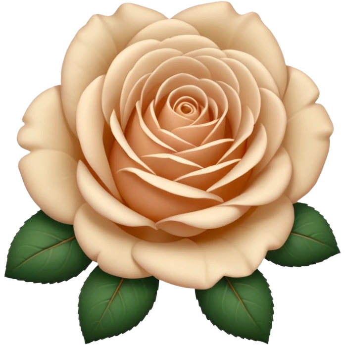 beige rose emoji