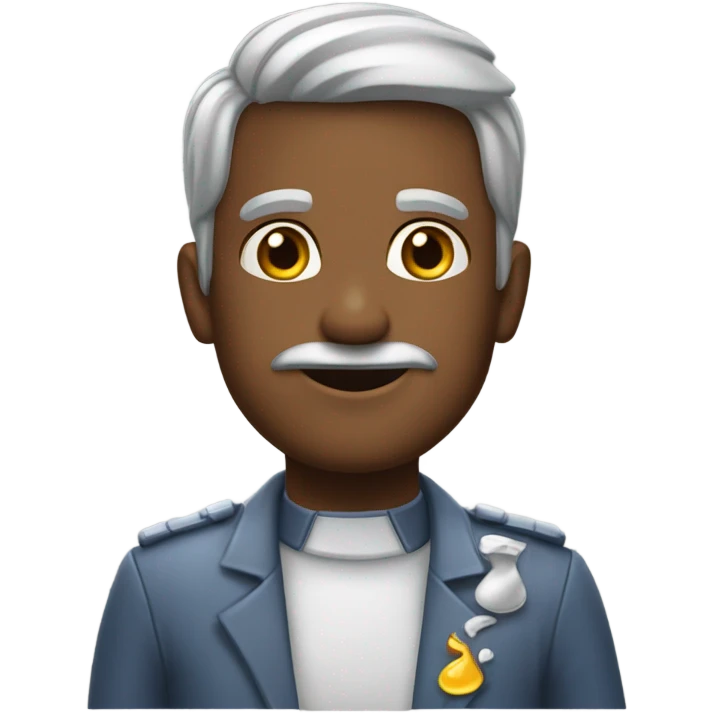 um coração oco cravejado de prata emoji