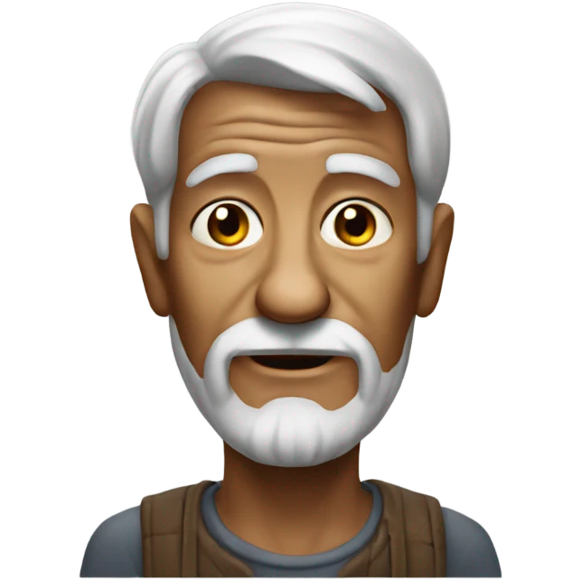 Old man realistic  emoji