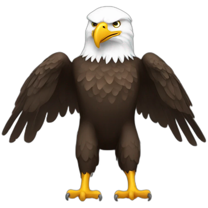 Bald Eagle Full Body emoji