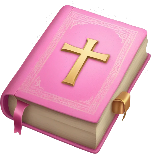 Pink Bible  emoji