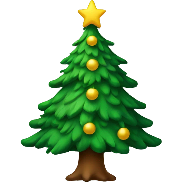 Christmas tree emoji