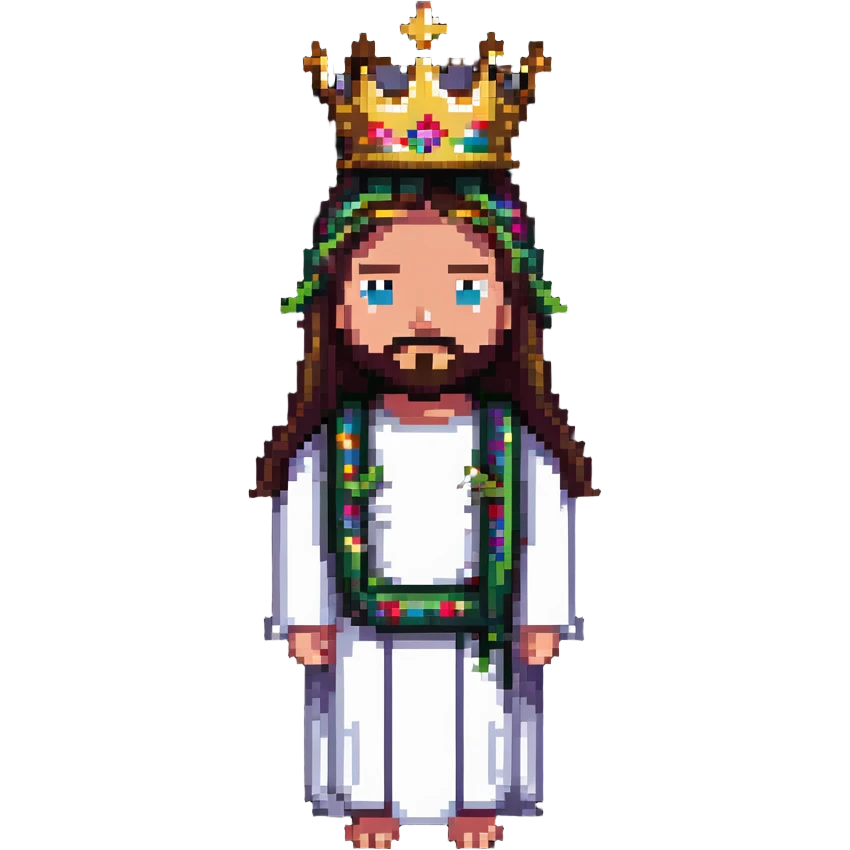 Jesus crown emoji