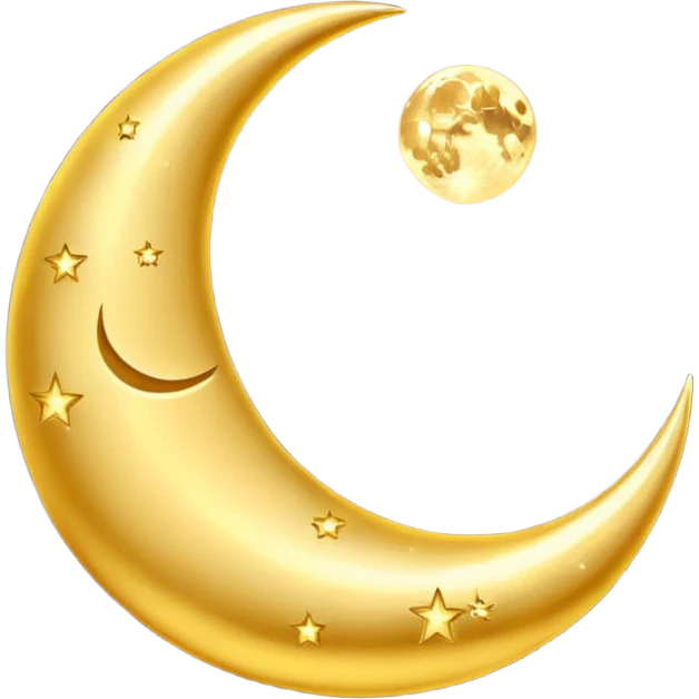 Croissant de lune musulman emoji