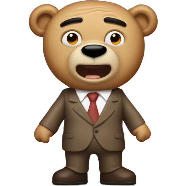 Mr beans Teddy  emoji