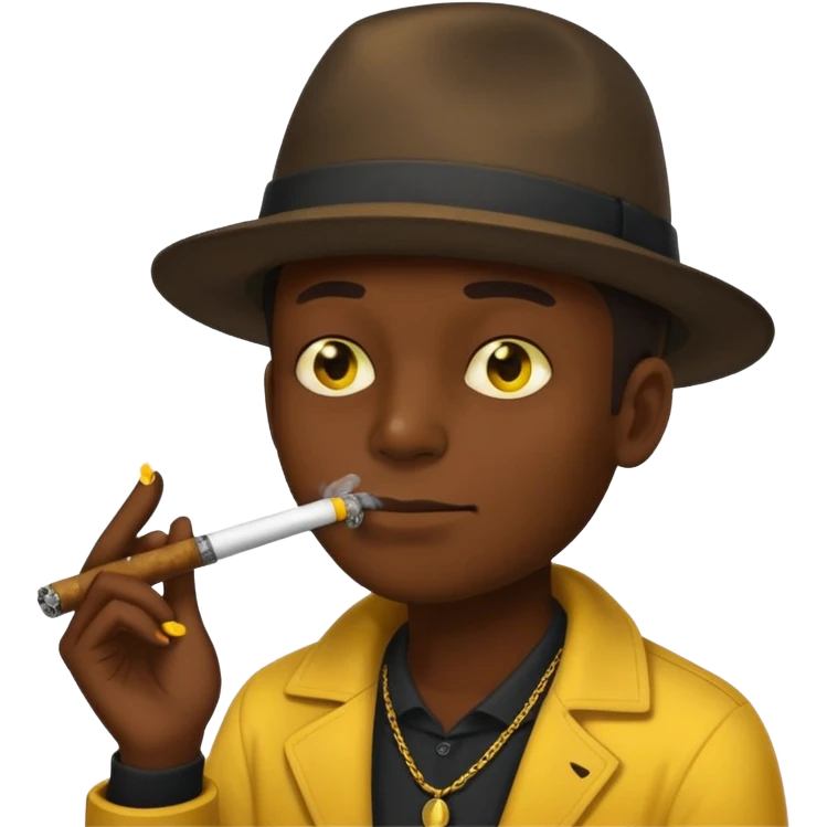 Emoji smoking crack pipe emoji