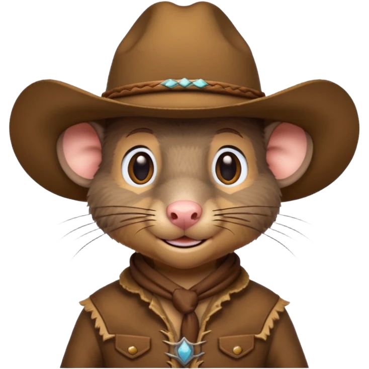 Combine 🐀 and 🤠 emoji