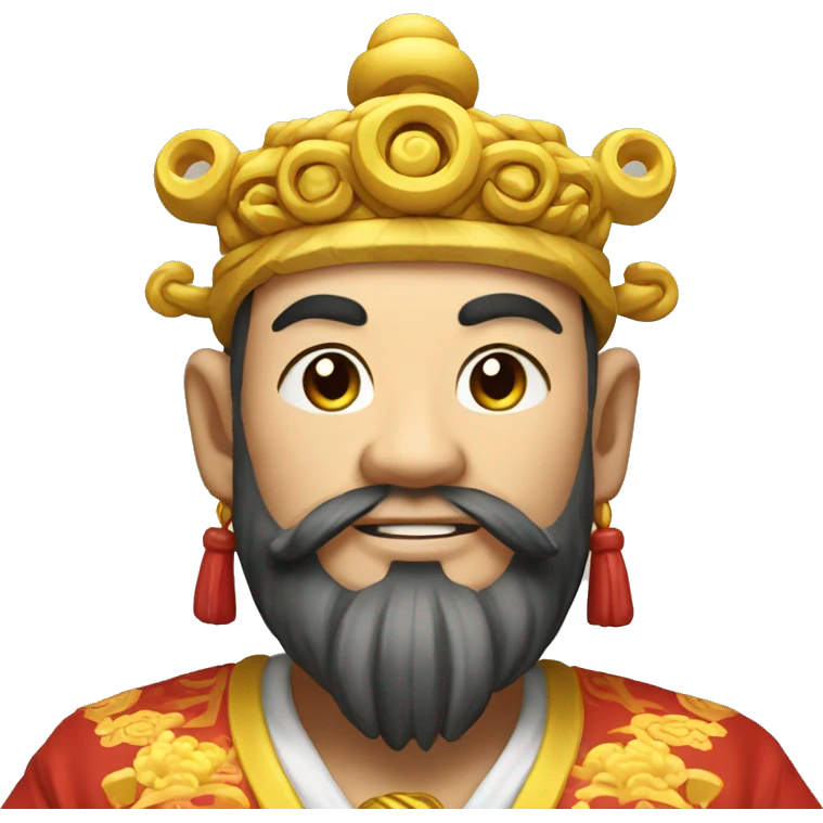 The God of Wealth in China emoji