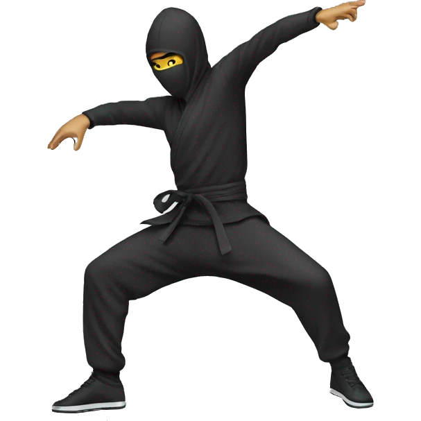 break dance ninja emoji