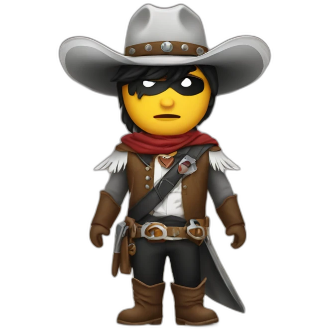 cute lone ranger emoji