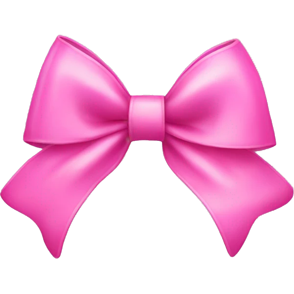 pink coquette bow emoji