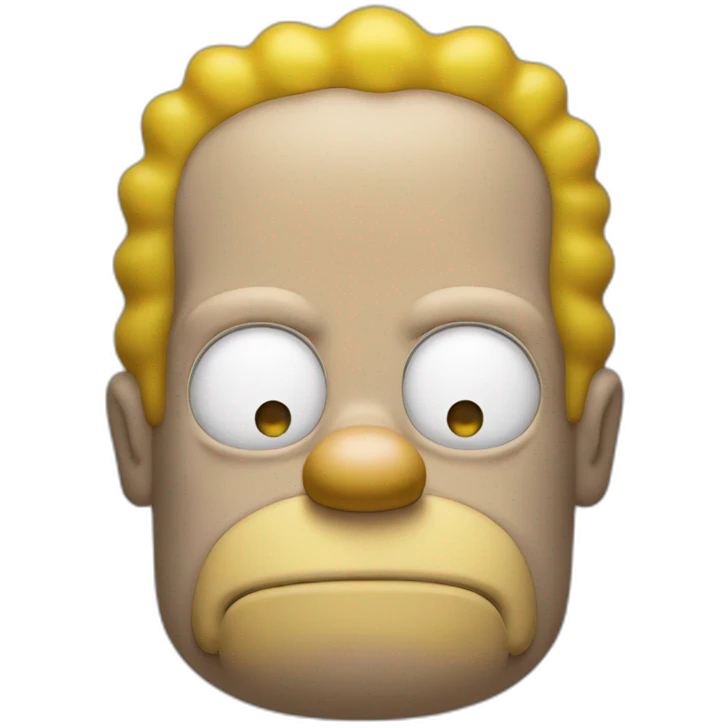 Homer Simpson face emoji emoji