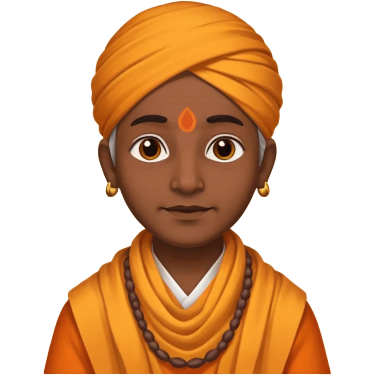 indian pandit having tuppi visibale emoji
