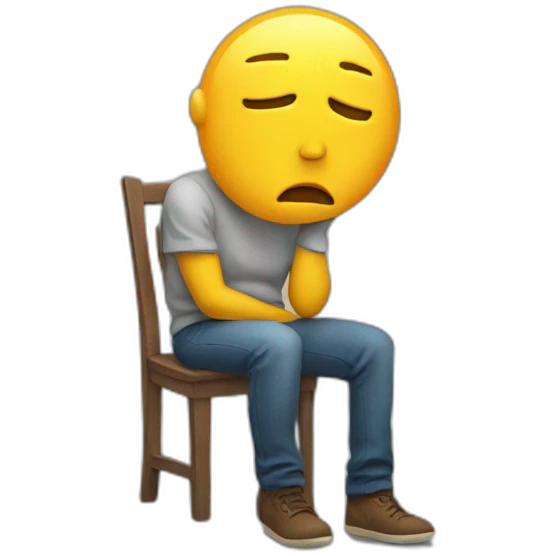 Depressed emoji emoji