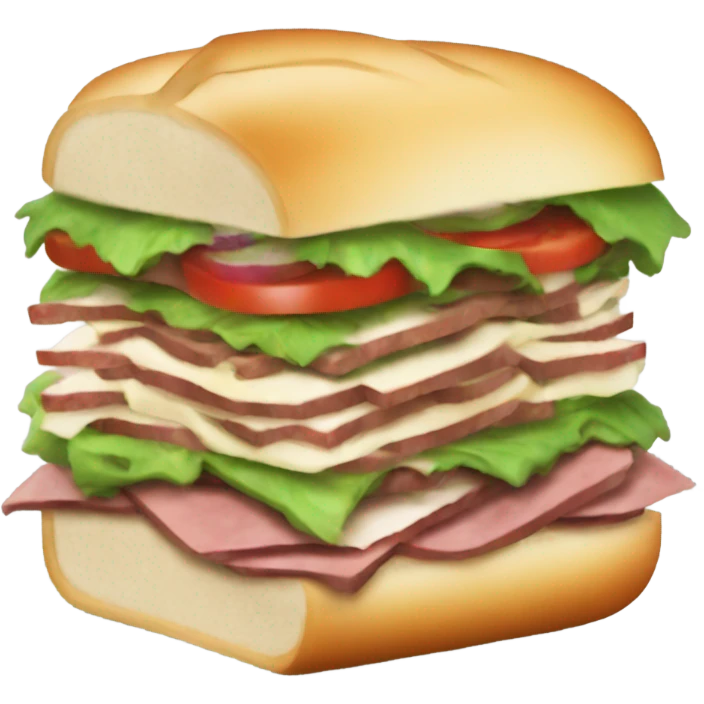 deluxe deli sandwich  emoji