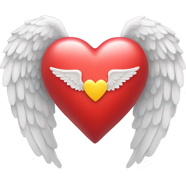 heart with angel wings emoji